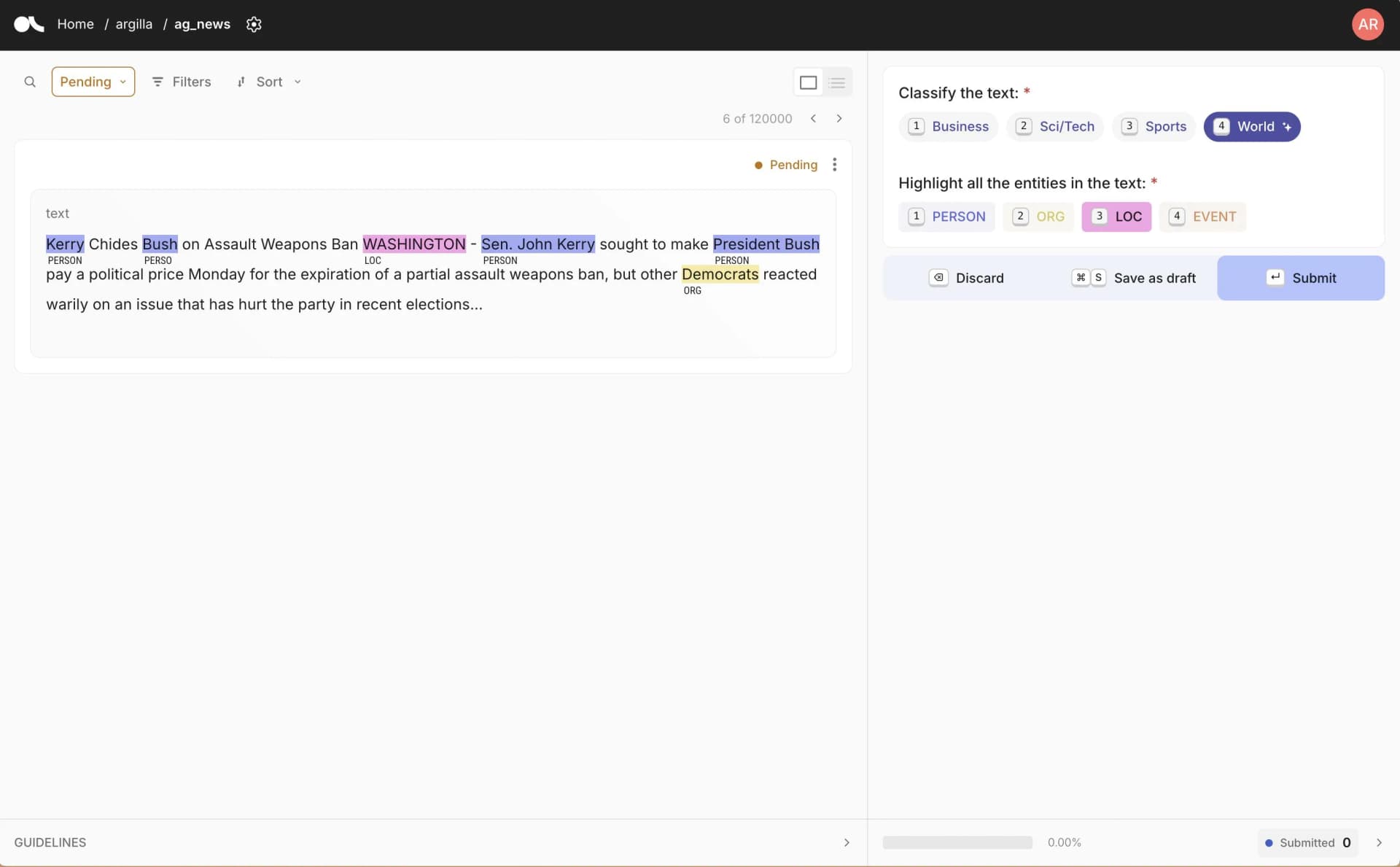 Professional text annotation and NLP labeling for AI